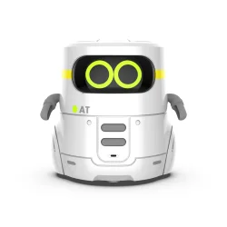 Розумний робот з сенсорним керуванням та навчальними картками - AT-ROBOT 2  (білий, озвуч.укр)
