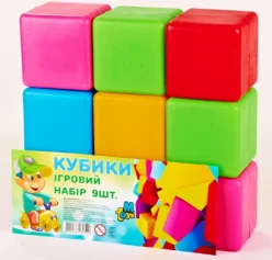 Кубики Великі "  9 шт"14066