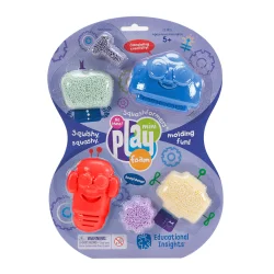 Набір кулькового пластиліну EDUCATIONAL INSIGHTS - СВІТ РОБОТІВ (2 формочки, 4 кольори)