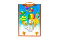 Дерев'яні пазли "Мульти звірі", 70 ел