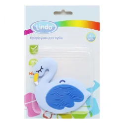 Прорізувач для зубів "Фламінго" синій