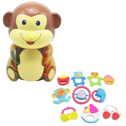 Набір брязкальця "Мавпочка", 10 шт.