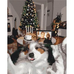 Картина за номерами "Новорічні друзі ©Оксана Воробій" ★★★