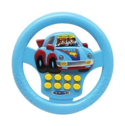 Кермо музичне "Маленький водій", блакитний (укр)