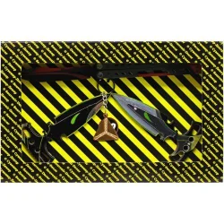 BOX Сувенірний SO-2 "МЕТЕЛИК BLACK WIDOW & HARMONY daggers"