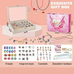 Прикраси арт. 762-38 типу Пандора, у скрині короб. 15*4,6*20см