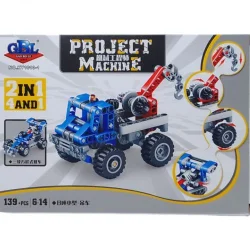 Конструктор "Project Machine 2 в 1", 139 деталей