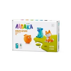 Набір пластиліну "Ліпака. Собачі історії: Шпіц, Мопс, Шиба-іну"