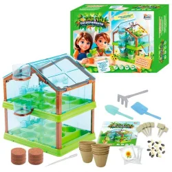 Набір для вирощування рослин "Ботанічні експерименти" "4FUN Game Club", ґрунт, теплиця, насіння, інструменти