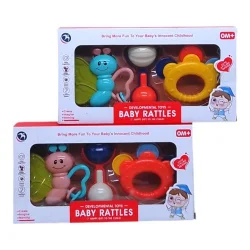 Набір брязкалець 3 штуки, прорізувач