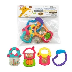 Купити Набір брязкалець в кульку 4шт 8398-27 р.26,5*2,5*19см Набір брязкалець в кульку 4шт 8398-27 р.26,5*2,5*19см