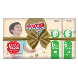 Трусики-підгузники GOO.N Premium Soft для дітей 15-25 kg (розмір 6(XXL), унісекс, 60 шт.)
