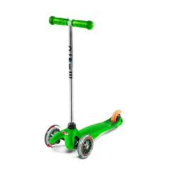 Самокат MICRO серії "Mini Classic" - ЗЕЛЕНИЙ (до 50 kg, триколісний)