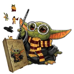 Пазл дерев'яний Чарівник Грогу, А5, Картонна коробка