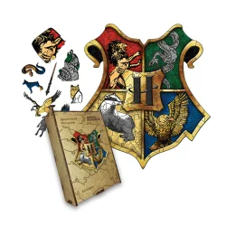 Пазл дерев'яний Хогвартс, А5, Картонна коробка