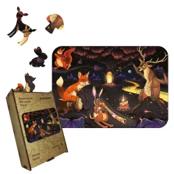 Пазл дерев'яний Лісова Казка, А5, Картонна коробка