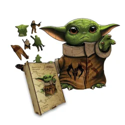 Пазл дерев'яний Малюк Грогу, А5, Картонна коробка