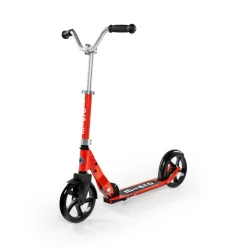 Самокат MICRO серії "Cruiser" – ЧЕРВОНИЙ (до 100 kg, двоколісний)