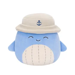 М'яка іграшка SQUISHMALLOWS – СИНІЙ КИТ САМІР У ПАНАМІ (19 cm)