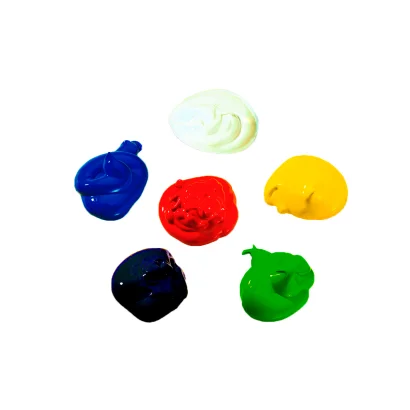 Гуаш - БАРВИ РАЙДУГИ (6 кольорів, у пластикових баночках)