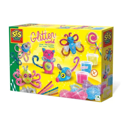 Набір для ліплення &ndash; СВІТ СЯЙВА (3 кольори, в пластикових баночках, аксесуари)