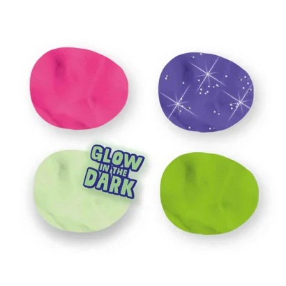 Незасихаюча маса для ліплення серії "Feel good dough" &ndash; СЯЙВО (4 кольори, у пластикових баночках)