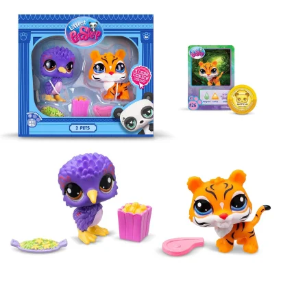 Ігровий набір LITTLEST PET SHOP – СМАКОВІ ВПОДОБАННЯ (2 фігурки, аксес.)