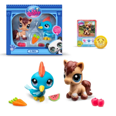 Ігровий набір LITTLEST PET SHOP – ФЕРМЕРСЬКА ФІЄСТА (2 фігурки, аксес.)