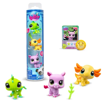 Ігровий набір LITTLEST PET SHOP &ndash; НАСТРІЙ ДИКОЇ ПРИРОДИ (3 фігурки, аксес.)