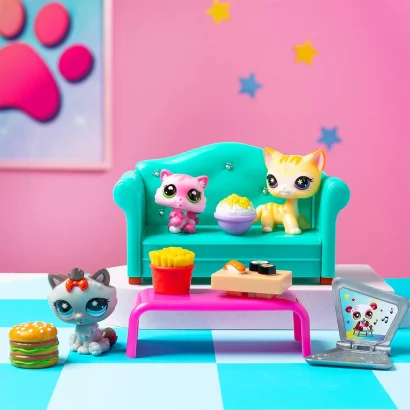 Ігровий набір LITTLEST PET SHOP - ВЕЧІРКА ЗІ СМАКОЛИКАМИ