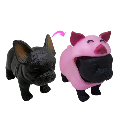 Стретч-іграшка у вигляді тварини DRESS YOUR PUPPY S1 - ЦУЦЕНЯТКО В КОСТЮМЧИКУ (в асорт., в дисплеї)