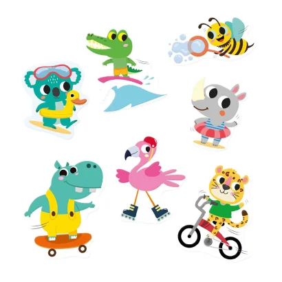 Набір наліпок на вікна &ndash; ВЕСЕЛІ ТВАРИНИ