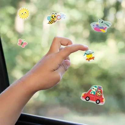 Набір наліпок на вікна &ndash; ВЕСЕЛІ ТВАРИНИ