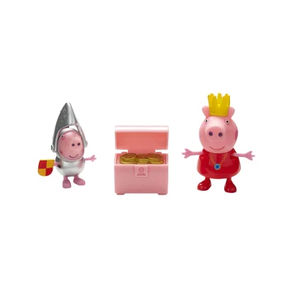 Набір фігурок Peppa серії &quot;Принцеса&quot; - ПРИНЦЕСА ПЕППА ТА СЕР ДЖОРДЖ СІЛЬВЕР (з аксесуаром)