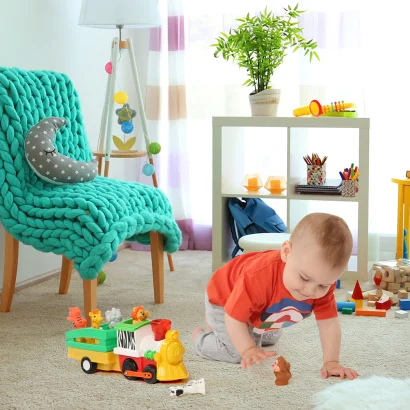 Ігровий набір KIDDI SMART – ПАРОВОЗ ЛІМПОПО (світло, українська)