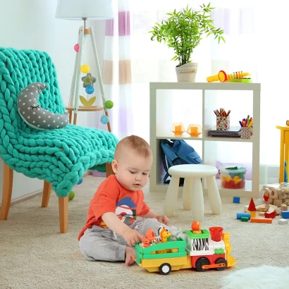 Ігровий набір KIDDI SMART – ПАРОВОЗ ЛІМПОПО (світло, українська)