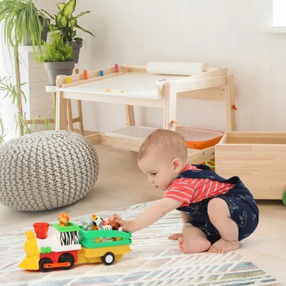 Ігровий набір KIDDI SMART – ПАРОВОЗ ЛІМПОПО (світло, українська)