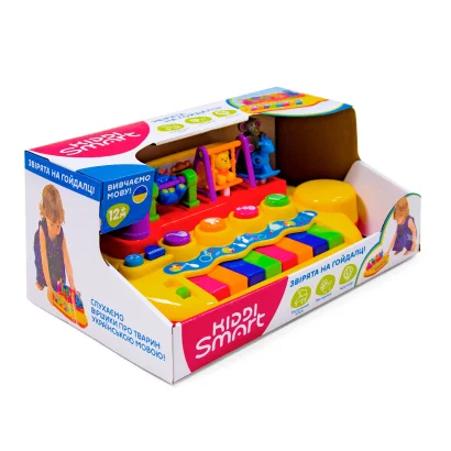 Піаніно KIDDI SMART &ndash; ЗВІРЯТА НА ГОЙДАЛЦІ (українська)