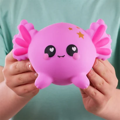 Колекційна іграшка-антистрес SMOOSHZEES серії &quot;Luvzees&quot; – АКСОЛОТЛЬ ДЖЕЛЛІ