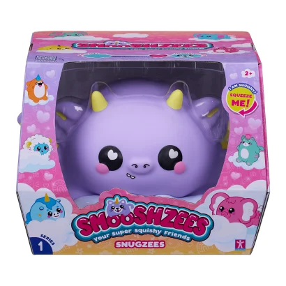 Колекційна іграшка-антистрес SMOOSHZEES серії &quot;Snugzees&quot; – ДРАКОН ПАФФІН