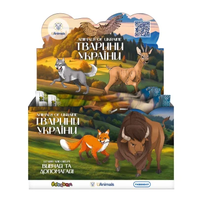 Стретч-іграшка у вигляді тварини &ndash; ТВАРИНИ УКРАЇНИ (у диспл.)