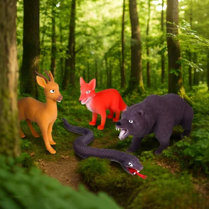 Стретч-іграшка у вигляді тварини &ndash; ТВАРИНИ УКРАЇНИ (у диспл.)