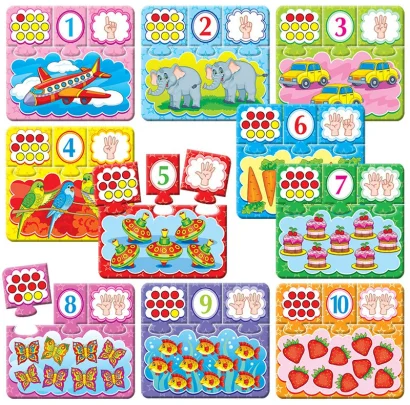 Дитяча настільна гра-квест "Цифри" 84405, 10 ігор в 1