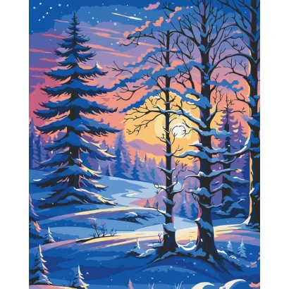 Картина за номерами "Морозний затишок" 11049-AC 40х50 см