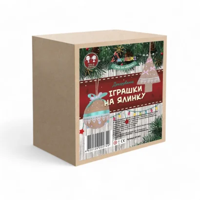 Дитячий набір творчості &laquo;Декорування іграшки на ялинку&raquo; НГ-003 2 основи