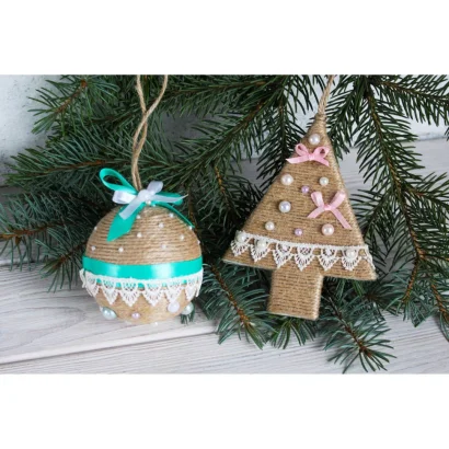 Дитячий набір творчості &laquo;Декорування іграшки на ялинку&raquo; НГ-003 2 основи