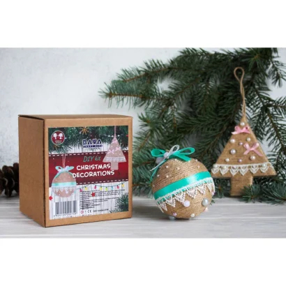 Дитячий набір творчості &laquo;Декорування іграшки на ялинку&raquo; НГ-003 2 основи