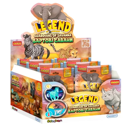 Стретч-іграшка у вигляді тварини &ndash; ВАРТОВІ САВАНИ (в диспл.)