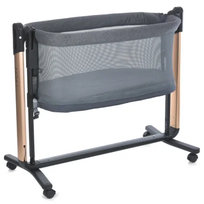 Ліжечко-манеж NOA ME 1125-G Dark Gray сірий
