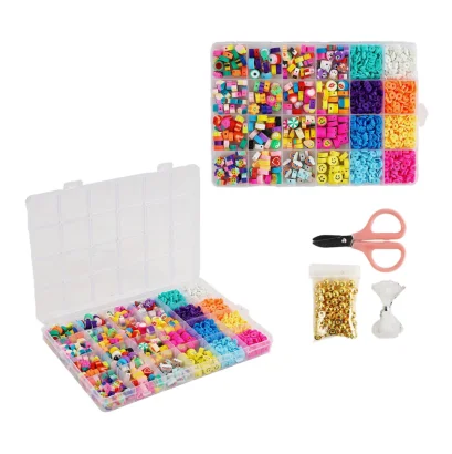 Набір для творчості "Бісер" 1199-82 намистини, гумка, ножиці, пластикова коробка 